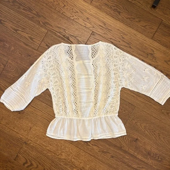 Moulinette Soeurs eyelet lace top - Picture 6 of 7